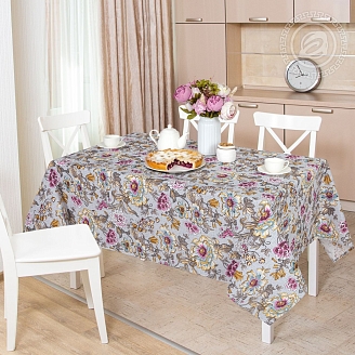 Скатерть рогожка / Арония