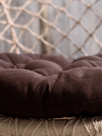 Подушка для подвесных качелей (рогожка) / Коричневый