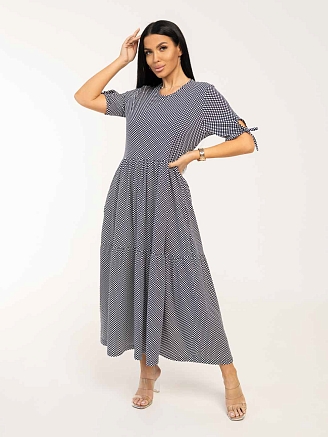 Женское платье мод.1872/12 / Черный