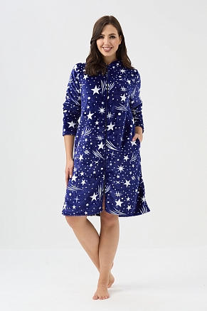 Женский халат 85404 / синий