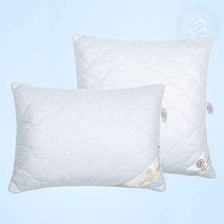 Подушка "Меринос" тик / Премиум