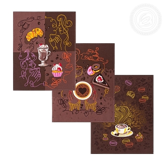 Набор полотенец рогожка / Бариста