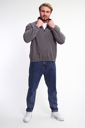 Мужская толстовка 37003 / серый