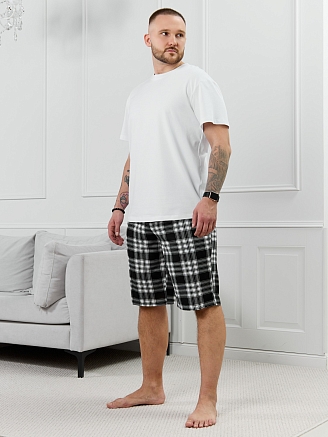 Мужские шорты Тор-2.1 / клетка черная