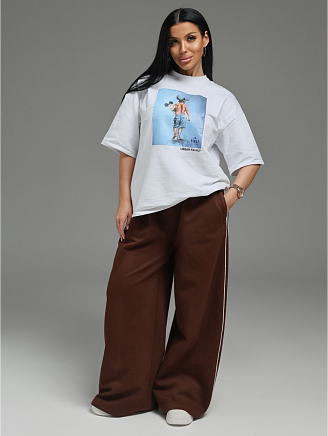 Женские брюки Дуэт / Коричневый