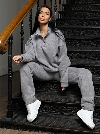 Женский костюм мод.2074/1 / Серый