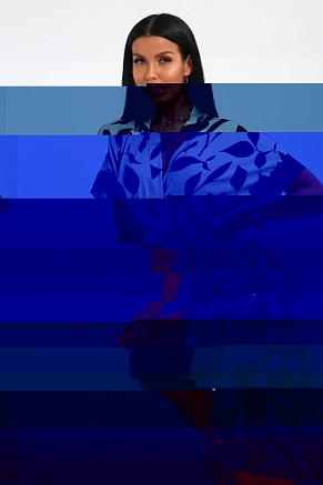 Женский халат вискоза Венера / экрю макси