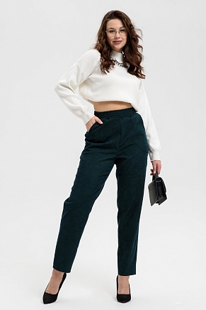 Женские брюки 32809 / темно-зеленый
