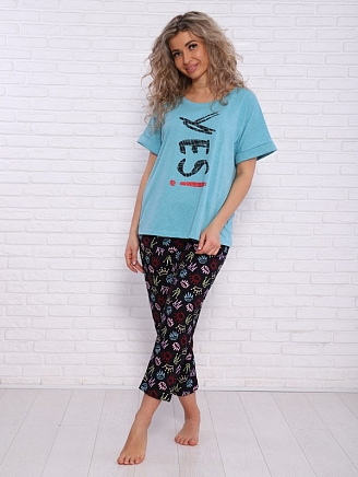 Женский костюм YES / Бирюза