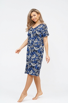 Халат женский 36929 / синий