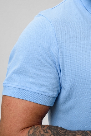 Футболка-поло мужская 14401 / светло-голубой