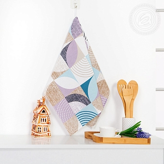 Полотенце кухонное рогожка / Марципан