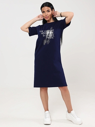 Женская туника Тетрамино / чернильный