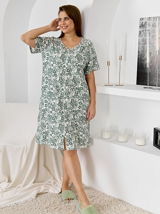 Женский халат Мира / зелёный