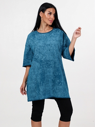 Женская футболка М-104 / петроль