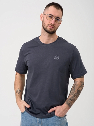 Мужская футболка "Горы зовут" 2438-К / Графит