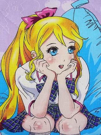 Детская подушка новолон поплин / Аниме