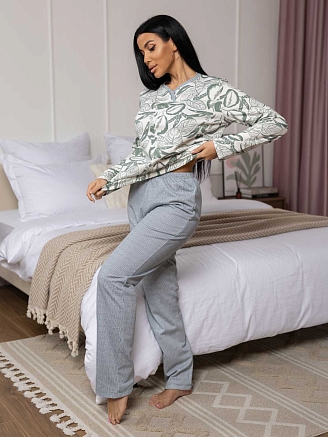 Женская пижама мод.1759/11 / Хаки