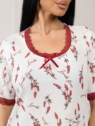 Женская сорочка мод.2130/1 / Молочный