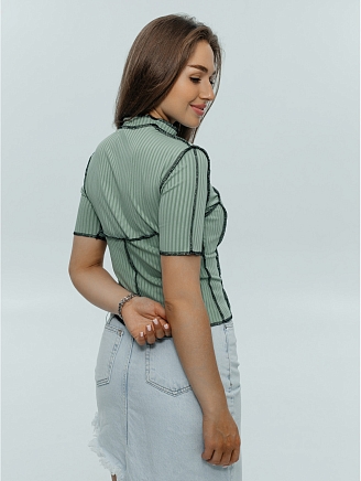 Женская футболка Клео / Фисташковый