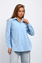 Женская рубашка 31985 / голубой