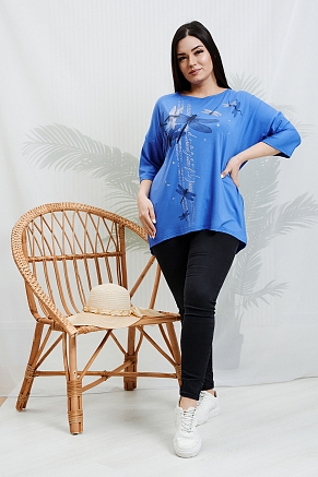 Женская туника 9185 / сиреневый