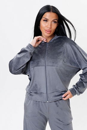 Женский костюм с брюками 2228 / Серый