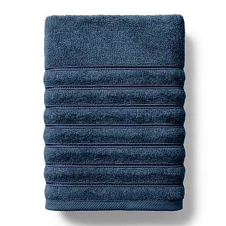 Полотенце махровое "Хорошо Дома" Элегия / Темно-лазурный