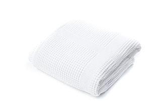 Полотенце вафельное г/к Узбекистан 260 гр/м2 / 024-белый