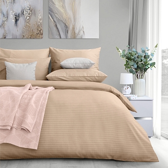 Комплект постельного белья "Verossa" Stripe / Bronze