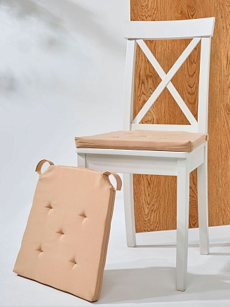 Подушка на стул Юстина / Бежевый