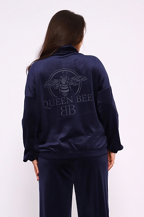 Женский костюм 638 / Темно-синий