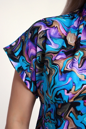 Женское платье 32746 / бирюзовый