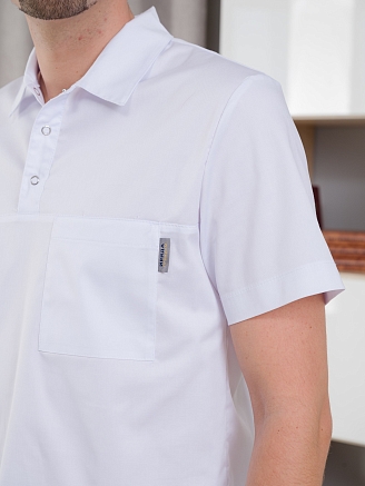 Поло медицинское мужское М-287-0 Элит-145 / Стрейч