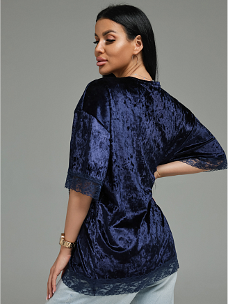 Женская футболка Андреа / Синий