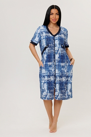 Женский халат 1762/4 / Синий