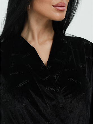 Женский халат Ирма / Черный