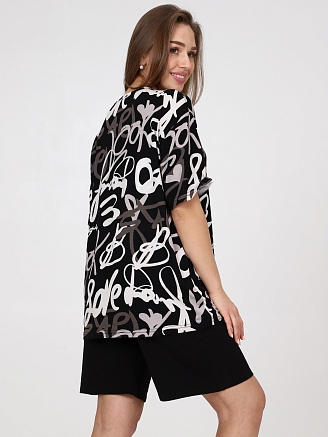 Женская футболка М-939 / Буквы