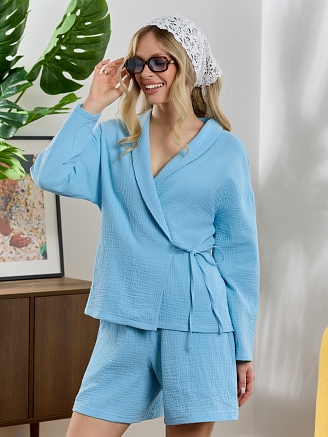 Женская блузка Асель-1 / аква