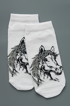 Женские носки стандарт Подкова (набор 2 пары) / белый