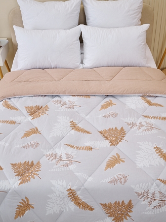 Одеяло всесезонное "Лебяжий пух" Уют / Лунный папоротник