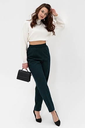 Женские брюки 32809 / темно-зеленый