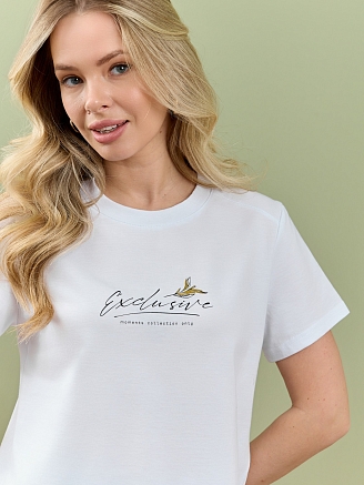 Женская футболка Дзен / белый