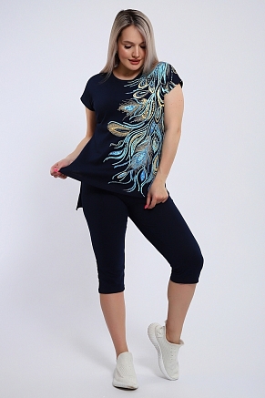 Женский костюм Жар Птица 499 / Темно-синий