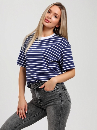 Женская футболка Брина-2 Ф-134 / синий