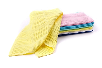 Полотенце вафельное г/к Узбекистан 260 гр/м2 / 1075-лимон