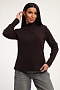 Женская водолазка 74721 / шоколадный