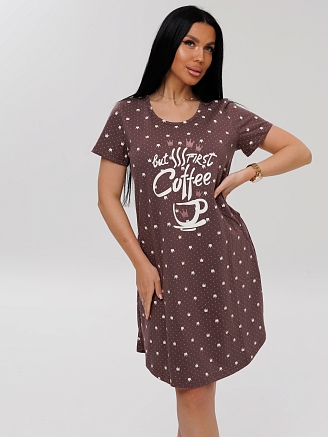 Женская туника Т-217(К) / Коричневый (кофе)