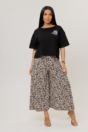 Женский костюм с брюками 2262/1 / Черный