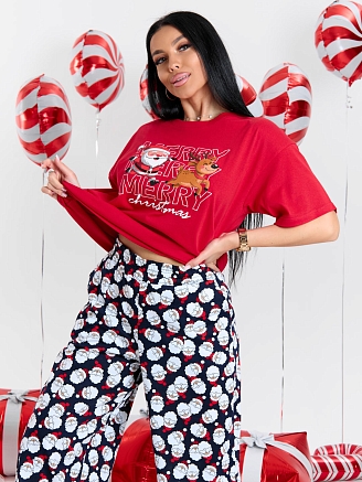 Женская пижама мод.2085 / Красный